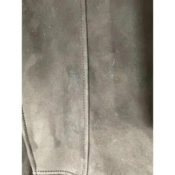 ALL SAINTS Genuine Toscana Shearling Luxe Vest Gillet UK 10 US 6 Brown Gray - Picture 8 of 8